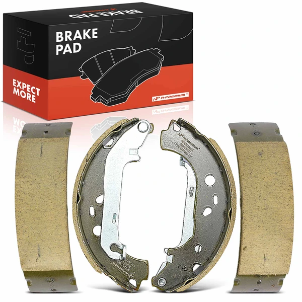 4 Pcs Pair Rear Ceramic Brake Shoes for 2010-2013 Ford Transit Connect