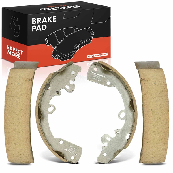 4 Pcs Pair Rear Ceramic Brake Shoes for 2005-2010 Dodge Dakota