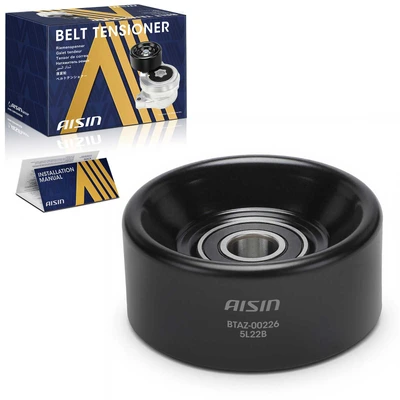 AISIN Drive Belt Idler Pulley for 1999-2001 Ford E-450 Econoline Super Duty