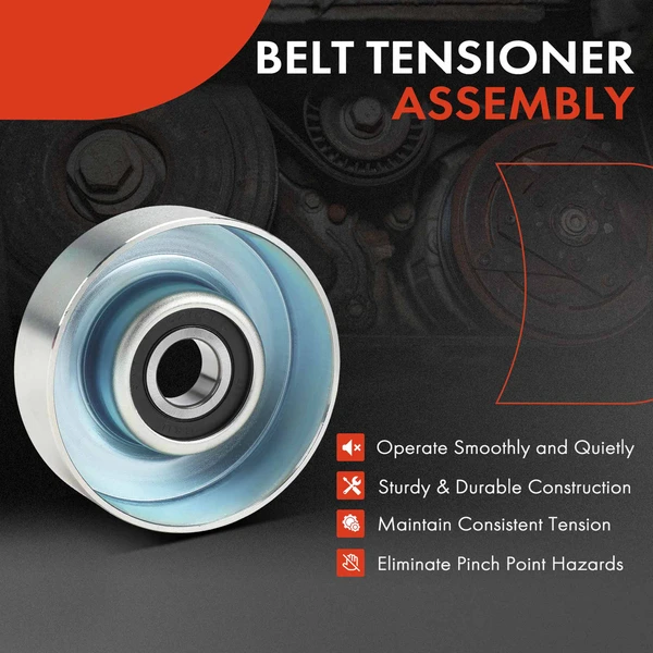 Belt Tensioner Pulley for Buick Chevrolet Malibu INFINITI M45 Oldsmobile Pontiac