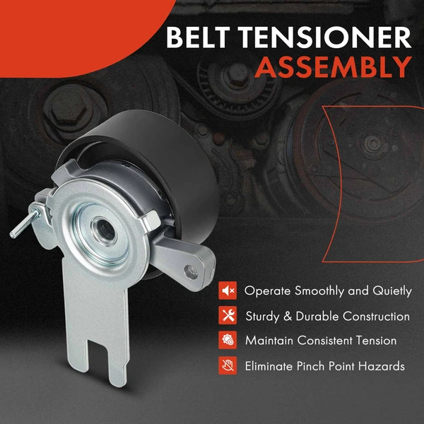 Timing Belt Tensioner Pulley for Volvo C70 2006-2012 C30 07-12 S40 2004-2011 V50 2005-2011