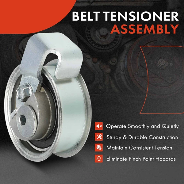 Belt Tensioner Pulley for Audi A4 02-05 A4 Quattro Volkswagen Passat 01-05 1.8L
