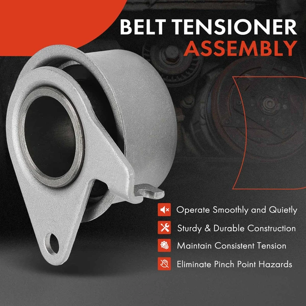 Engine Timing Belt Tensioner Pulley for Mitsubishi Mirage 2000-2002 L4 1.5L