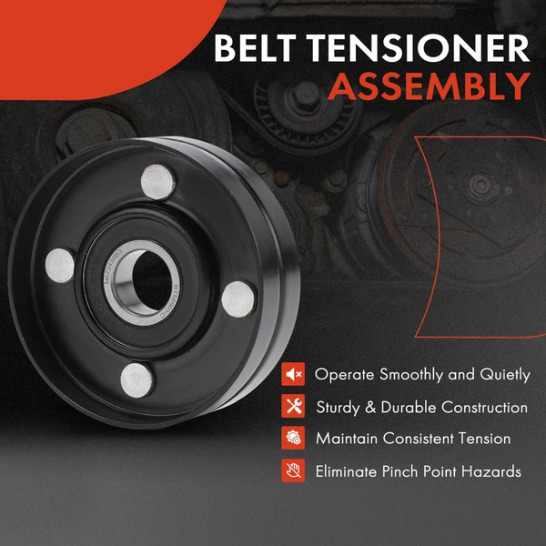 Accessory Belt Idler Pulley for Volkswagen Touareg Audi A6 Quattro 2007-2011 Q7