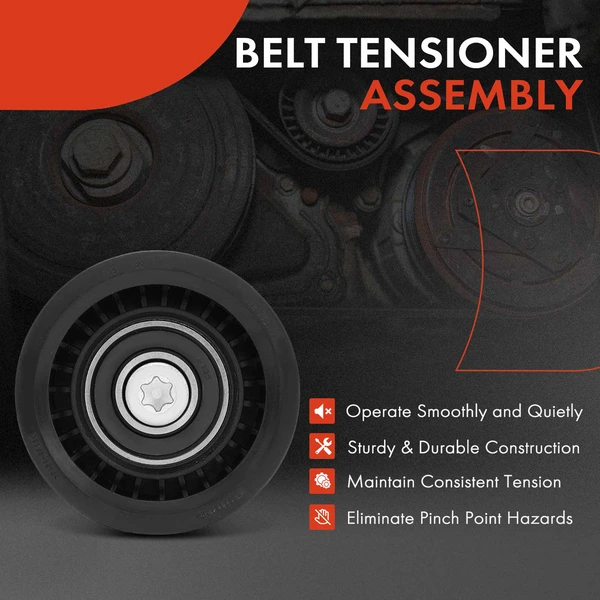 Belt Idler Pulley for BMW 740i 740Li F01 2011-2012 X6 E71 E72 2008-2010