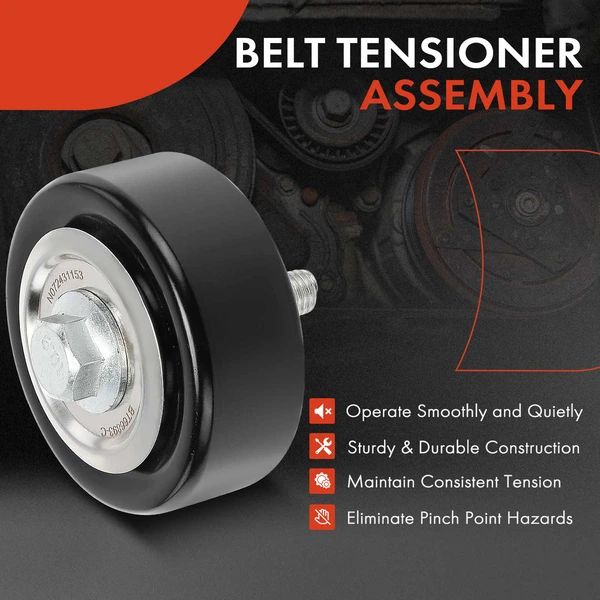 Accessory Belt Idler Pulley for Cadillac STS 2005-2011 CTS 2004-2009 SRX 2009