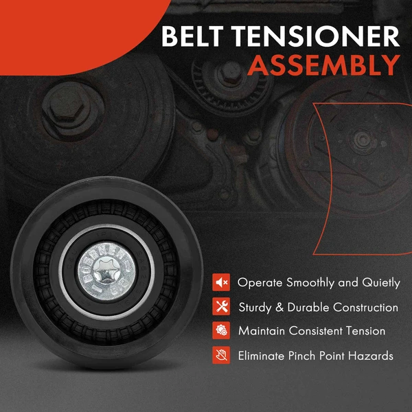 Accessory Belt Idler Pulley for Porsche Cayenne 2008-2010 Panamera 2010-2015