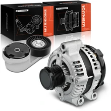 2 Pcs Alternator & Belt Tensioner Assembly