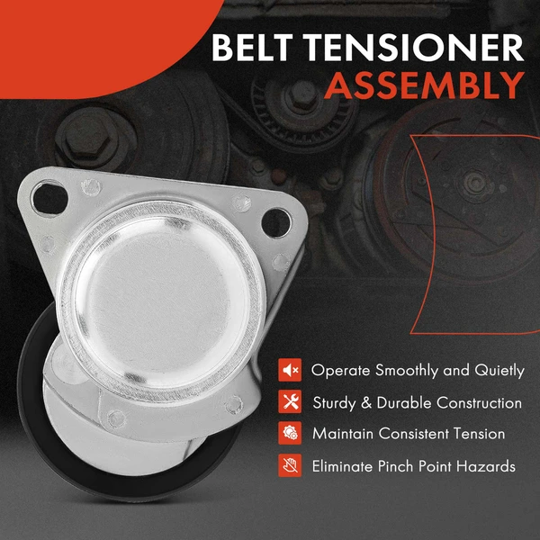 Belt Tensioner with Pulley for Ford Fusion Mercury Milan 2006 2.3L Manual
