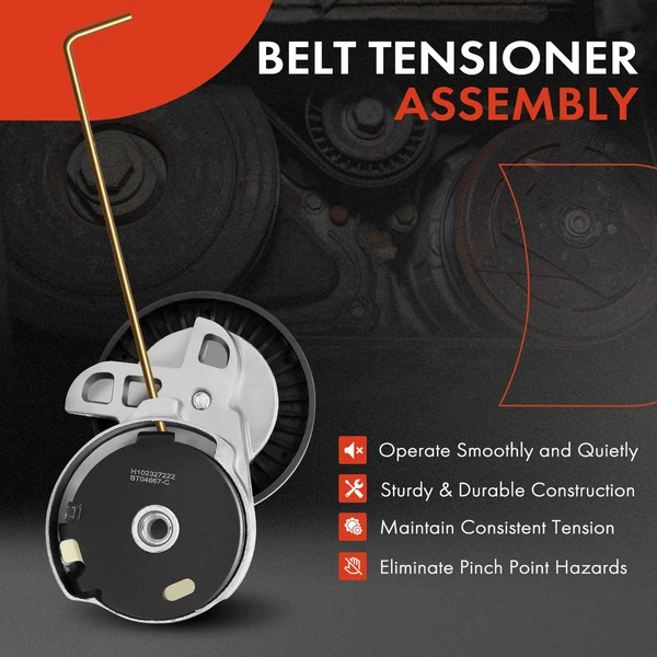 Belt Tensioner for Volvo S60 S80 V60 XC90 Land Rover LR2 3.0L 3.2L