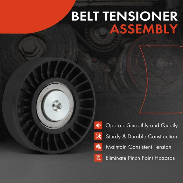 Belt Tensioner Pulley for Mitsubishi Outlander 2006-2012 L4 2.4L V6 3.0L