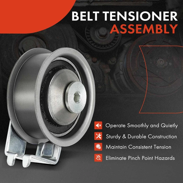 Belt Tensioner for Volkswagen Jetta Golf 00-01 Beetle 99-01 Audi TT 00-02