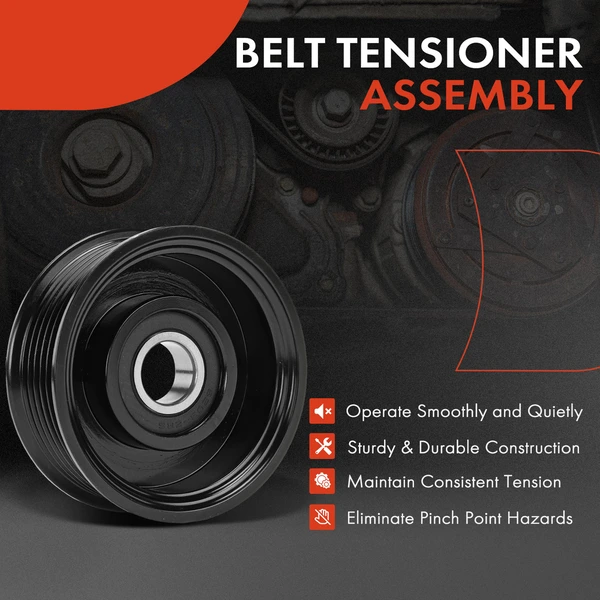 Accessory Drive Belt Idler Pulley for Ford Mustang 99-04 07-14 Lincoln Mercury