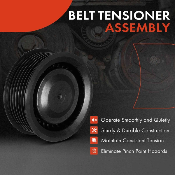 Belt Idler Pulley for Volkswagen Passat 2002-2004 Phaeton 2004-2006 Audi A8