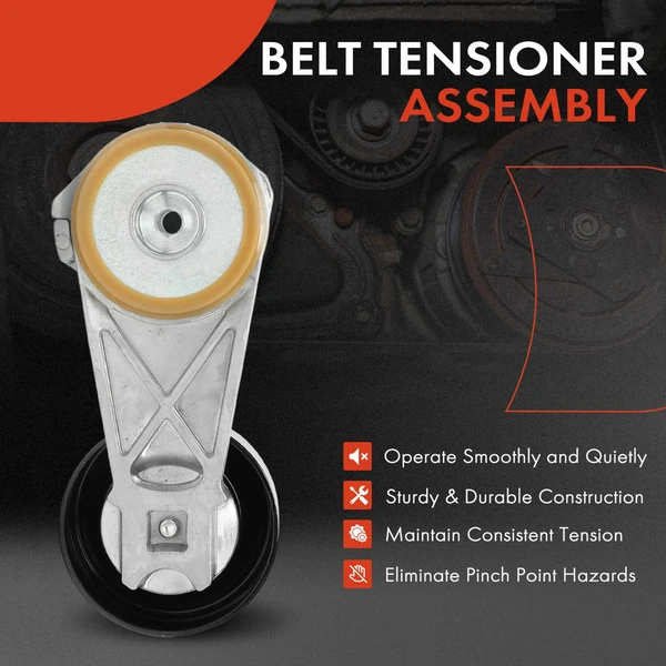 Belt Tensioner for Ford F-250 350 450 E-350 450 Super Duty V8 6.0L