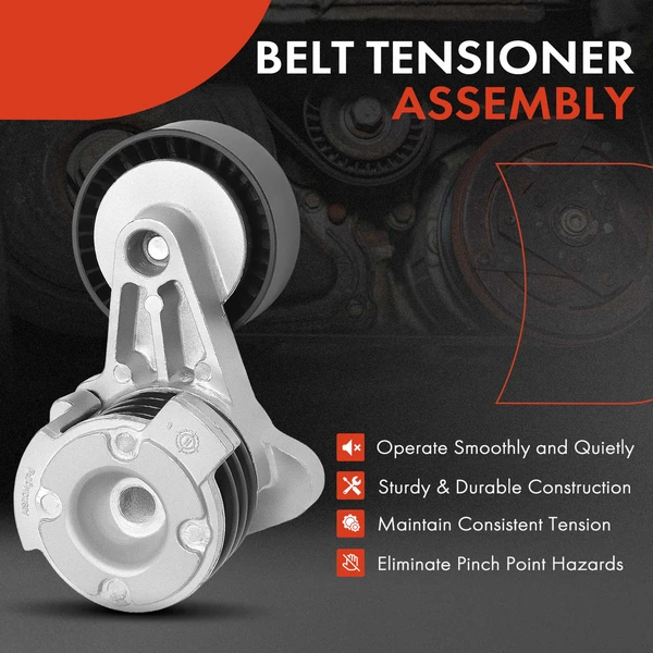 Belt Tensioner for BMW E46 E60 E86 E88 E89 E90 E91 323i 330i 530i X3 X5 Z4 3.0L