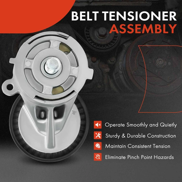 Belt Tensioner for Volkswagen Jetta 2005-2018 Passat Golf Beetle L5 2.5L