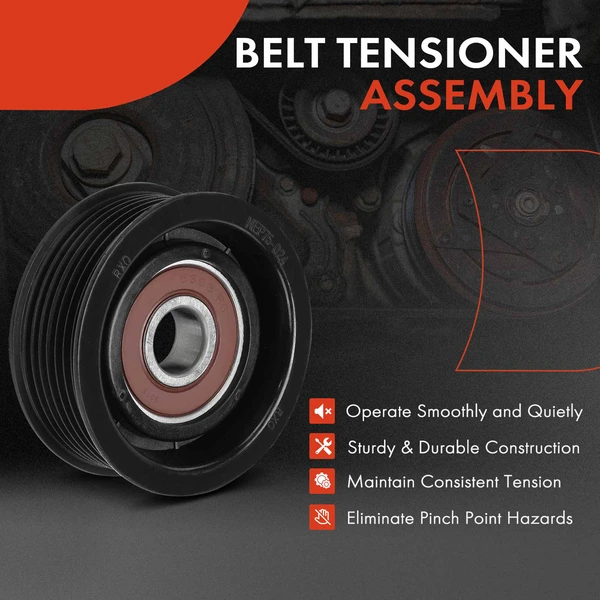 Accessory Belt Idler Pulley for Honda CR-V 2012-2014 Civic Acura TSX ILX L4 2.4L