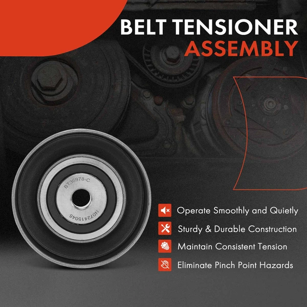 Belt Tensioner for Chevrolet Cruze Aveo Trax Alfa Romeo 159 Pontiac G3 Saturn
