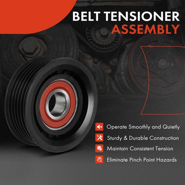 Belt Tensioner Pulley for Chevrolet Cobalt 2005-2007 Saturn Ion 2004-2007 2.0L