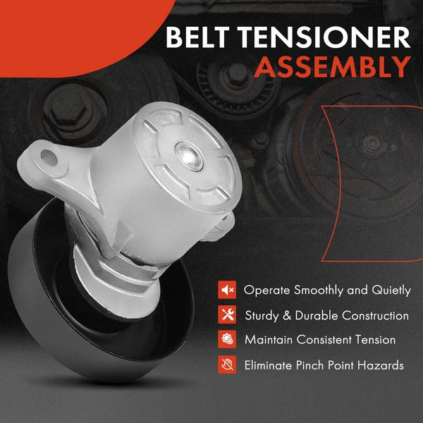 Belt Tensioner with Pulley for Chevrolet Tracker 1999-2003 Suzuki Esteem Esteem