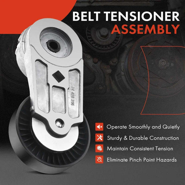 Belt Tensioner for Buick LaCrosse Chevrolet Malibu GMC Oldsmobile Pontiac Saab