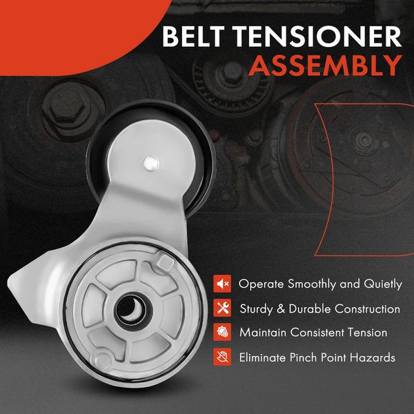 Belt Tensioner with Pulley for Cadillac Deville Fleetwood Eldorado DeVille