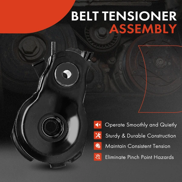 Belt Tensioner with Pulley for Ford Escape Taurus 2001-2004 Mazda Mercury Sable