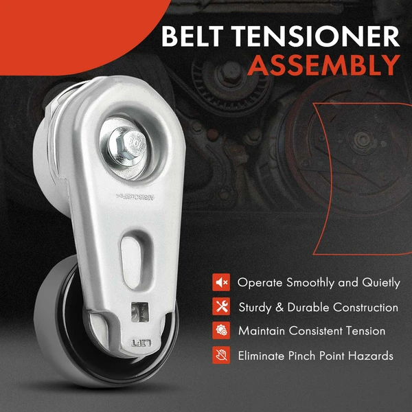 Belt Tensioner with Pulley for Ford Escape 2005-2008 Land Rover Mazda Tribute