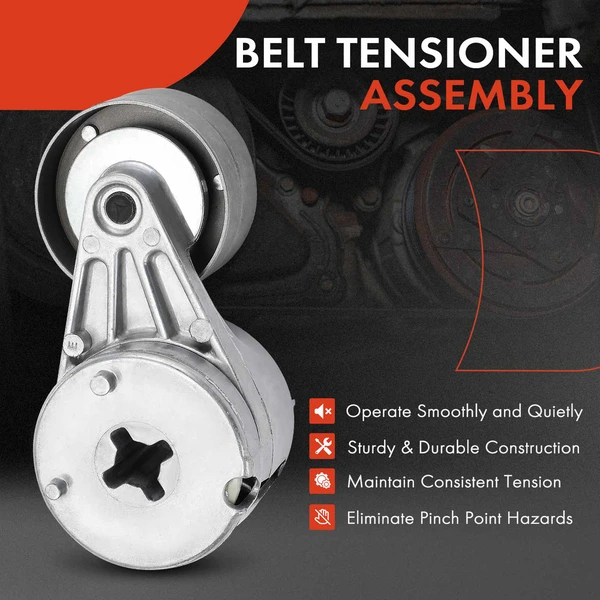Belt Tensioner with Pulley for Ford	 Thunderbird 1989-1995 Mercury Cougar 3.8L