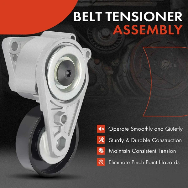 Belt Tensioner with Pulley for INFINITI FX45 2003-2008 Q45 2002-2006 M45 V8 4.5L