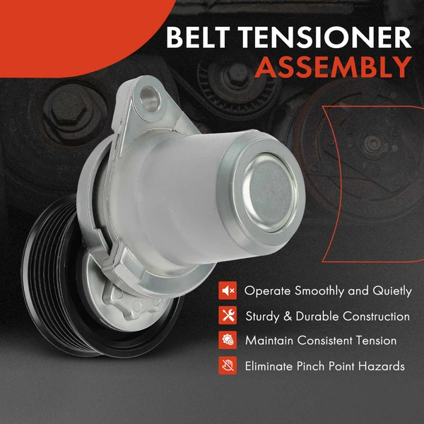 Belt Tensioner with Pulley for Mazda 6 2006-2013 2.3L 2.5L Naturally Aspirated