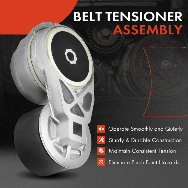 Belt Tensioner with Pulley for Ford F650 F750 Freightliner Sterling Truck Thomas
