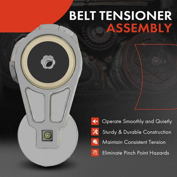 Belt Tensioner with Pulley for Chevy C6500 C7500 Kodiak GMC C6500 Topkick Diesel