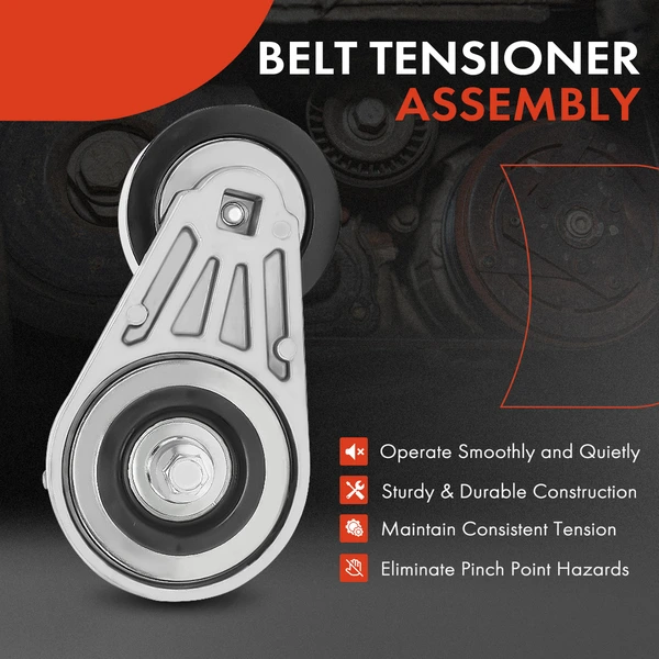 Belt Tensioner with Pulley for Ford F800 1996 1998 Freightliner FL50 MT45