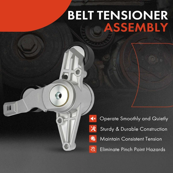Accessory Belt Tensioner for Freightliner 114SD Cascadia Sterling Truck A9500
