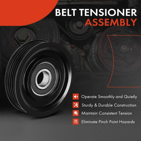 Accessory Belt Idler Pulley for Ford Aspire 94-97 Nissan Quest 1.3L 3.0L 3.3L