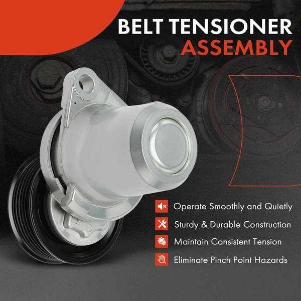 Belt Tensioner with Pulley for Mazda 3 2010-2013 5 2012-2017 CX-7 MX-5 Miata