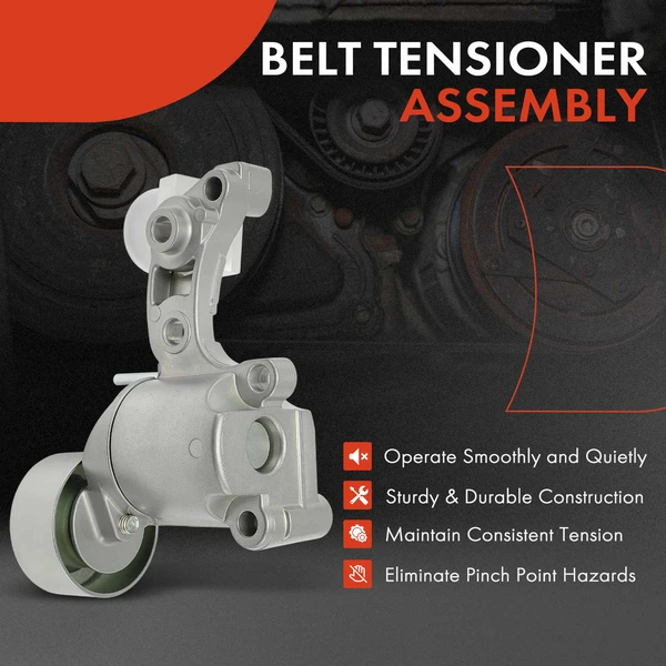 Belt Tensioner with Pulley for Lexus IS250 2006-2016 IS300 2016-2018 IS350 3.5L
