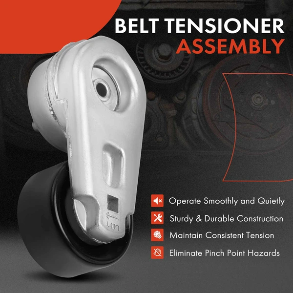 Belt Tensioner with Pulley for Ford F-250 Super Duty F-350 Super Duty 2011-2016