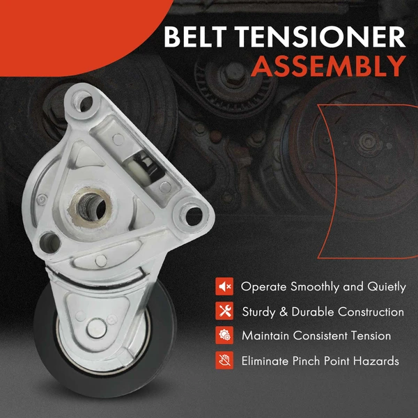 Water Pump Accessory Belt Tensioner for Mazda 6 2003-2005 V6 3.0L