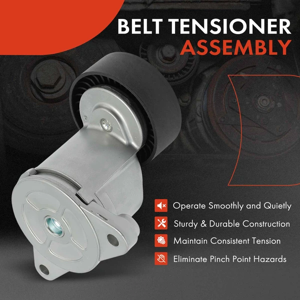 Belt Tensioner with Pulley for Subaru Outback Legacy 2010-2012 H4 2.5L GAS