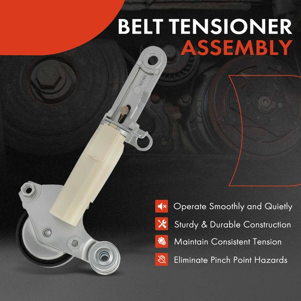 Belt Tensioner with Pulley for Toyota Corolla 2014-2020 C-HR Corolla iM Scion iM