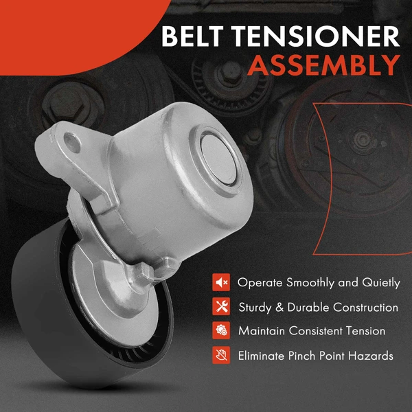 Belt Tensioner with Pulley for Ford F-150 2017-2022 Expedition Lincoln Navigator