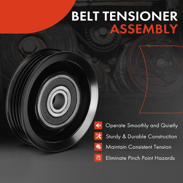 Accessory Drive Belt Tensioner Pulley for Toyota 4Runner 96-00 Tundra 00-04