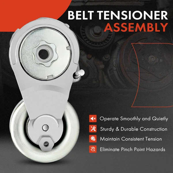 Belt Tensioner for Nissan NV200 2013-2019 Tiida Sentra Versa Cube