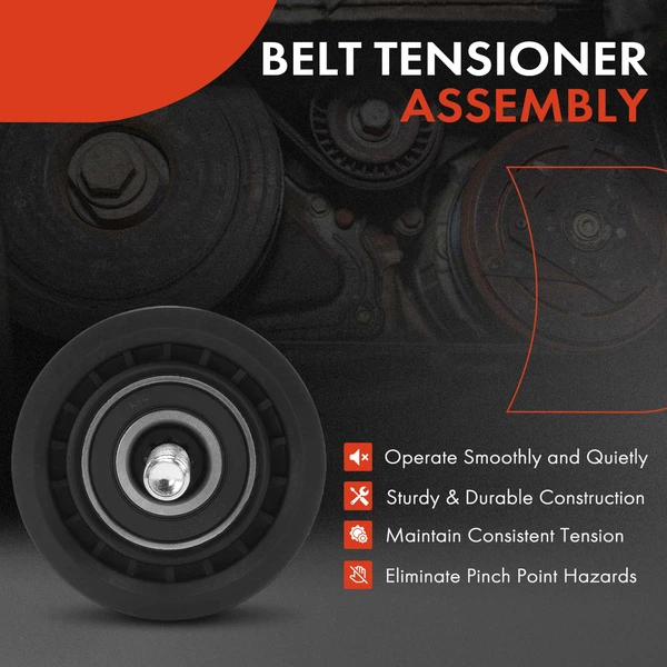 Accessory Belt Idler Pulley for Hyundai Sonata 2010-2014 Kia Optima Sorento Forte