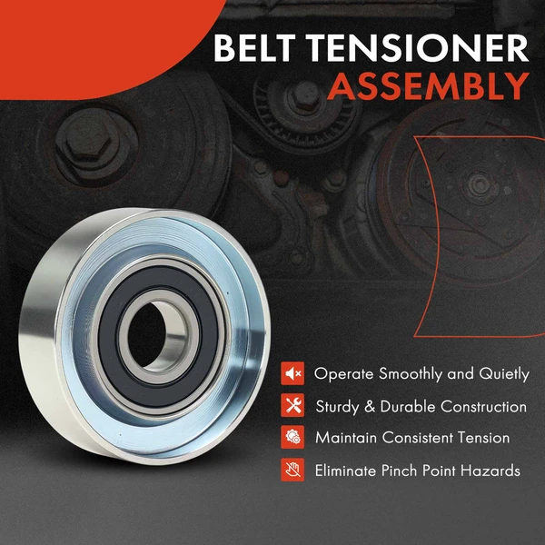 Drive Belt Tensioner Pulley for Chevrolet Camaro Cadillac CTS Pontiac Firebird