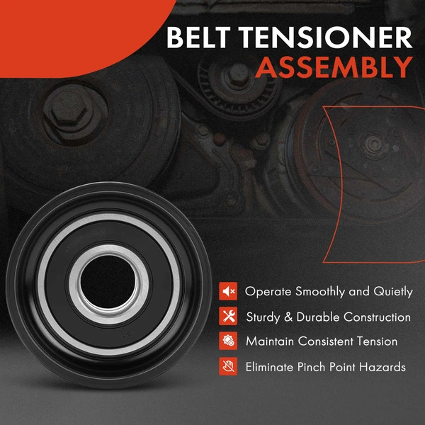 Accessory Drive Belt Idler Pulley for Volvo VNM VNL VN VHD VT VAH Mack GU8 GU7