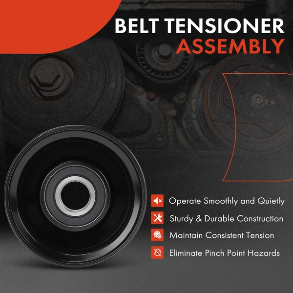 Alternator Accessory Belt Idler Pulley for Ford F-250 Super Duty Starcraft Bus